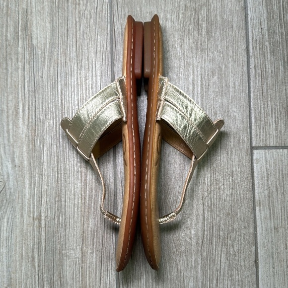 Born Leather Sandals Gold Size 7 - Picture 6 of 12